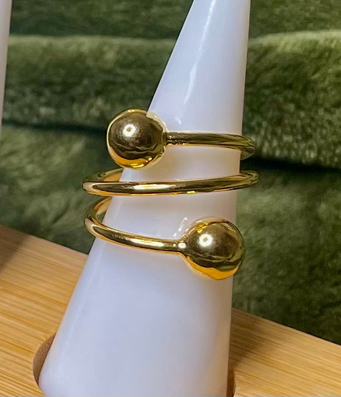 Swirl Gold Ring